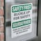 Signmission Safety Culture Sign, 7 in Width, Vinyl Decal, Rectangle, Bilingual OS-2PACK-SF-D-710-L-10745 - alternate 3
